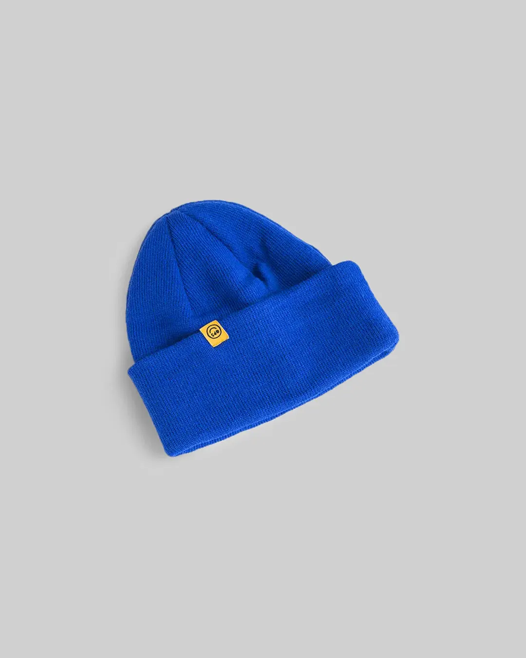 gorra de lana poliester azul